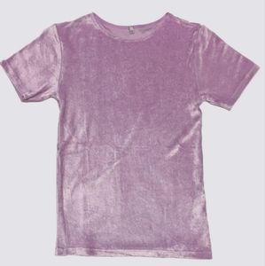 Baserange Velour Omo Tee in Lavender XS - SOLD